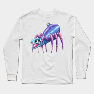 Desert Arocknid: Blue Long Sleeve T-Shirt